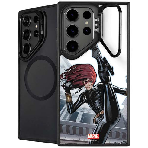 Marvel Black Widow High Kick Galaxy S25 Ultra Kickstand Case